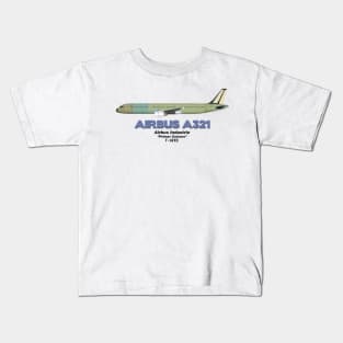 Airbus A321 - Airbus "Primer Colours" Kids T-Shirt